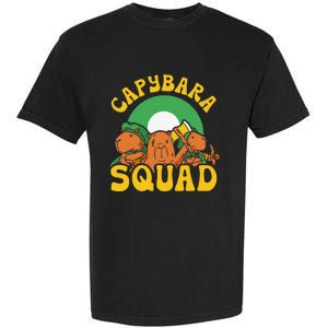 Capybara Squad Rodent Animal Capybaras Lover Garment-Dyed Heavyweight T-Shirt