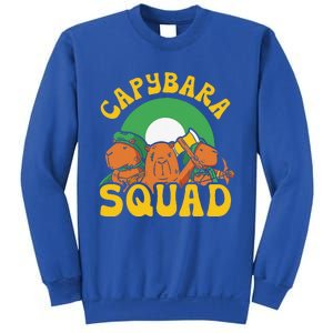 Capybara Squad Rodent Animal Capybaras Lover Sweatshirt