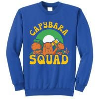 Capybara Squad Rodent Animal Capybaras Lover Tall Sweatshirt