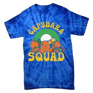 Capybara Squad Rodent Animal Capybaras Lover Tie-Dye T-Shirt