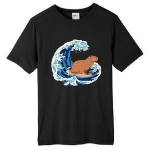 Capybara Surfing Rodent Wave Humor Animal Tall Fusion ChromaSoft Performance T-Shirt