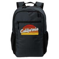 California Sunset Retro Vintage Daily Commute Backpack