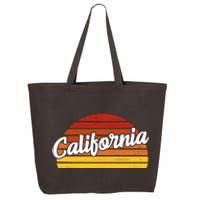 California Sunset Retro Vintage 25L Jumbo Tote