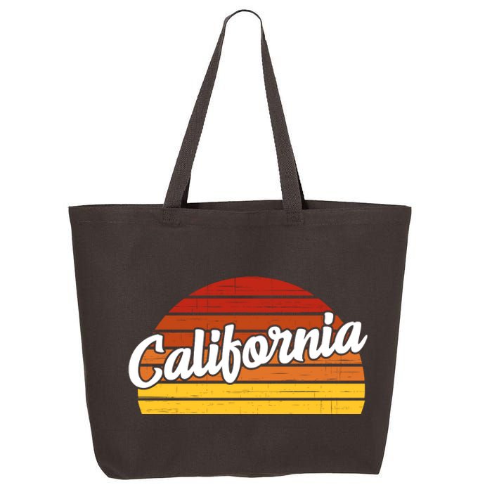 California Sunset Retro Vintage 25L Jumbo Tote