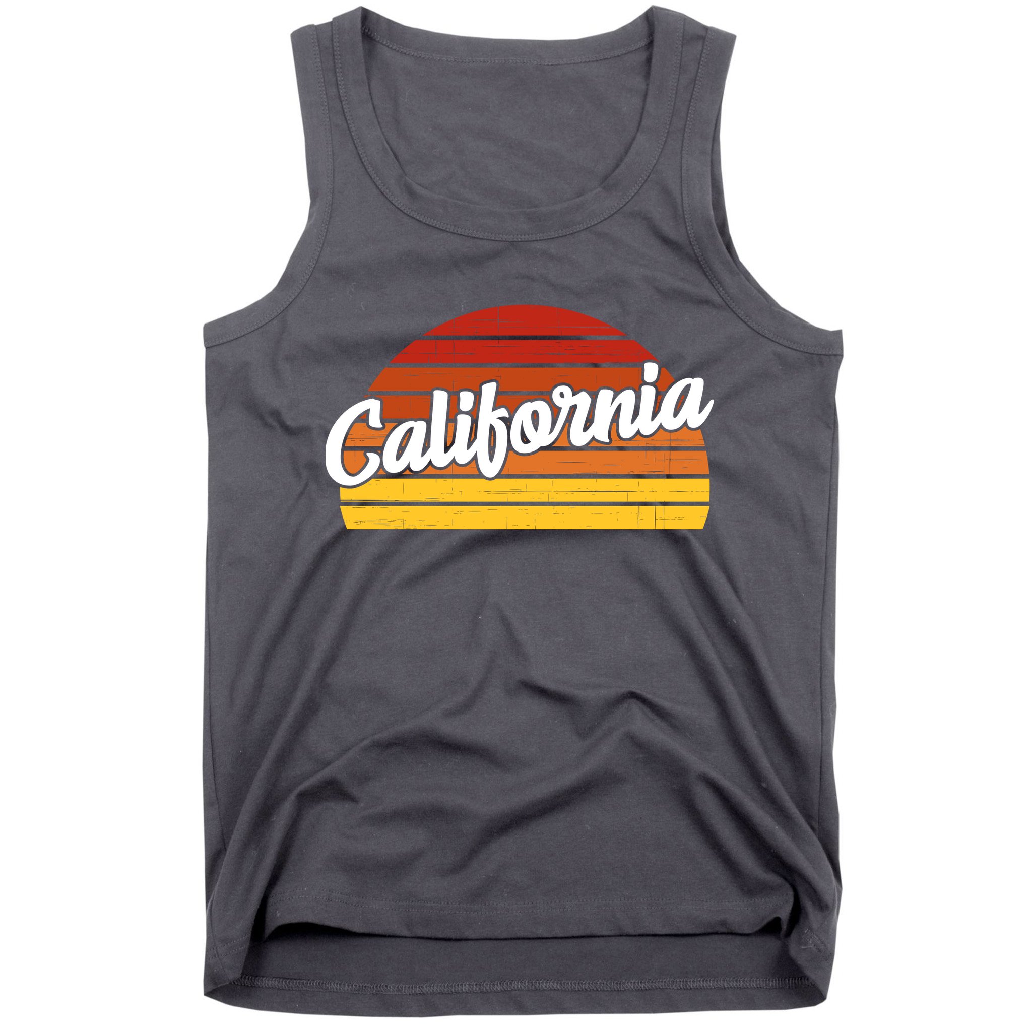 California Sunset Retro Vintage Tank Top
