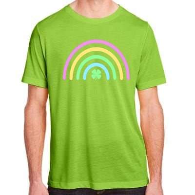 Colorful Shamrock Rainbow Adult ChromaSoft Performance T-Shirt