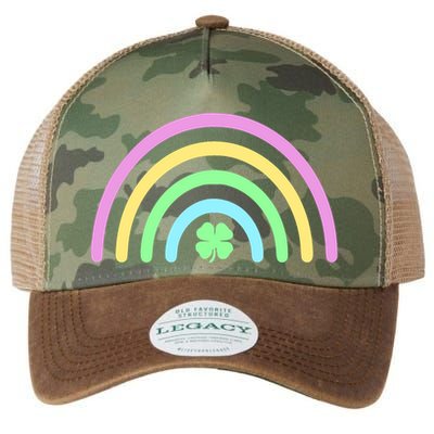 Colorful Shamrock Rainbow Legacy Tie Dye Trucker Hat
