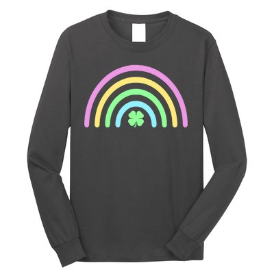 Colorful Shamrock Rainbow Long Sleeve Shirt