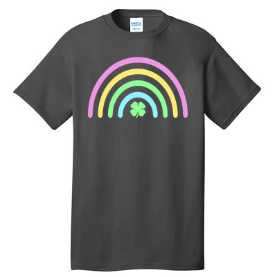 Colorful Shamrock Rainbow Tall T-Shirt