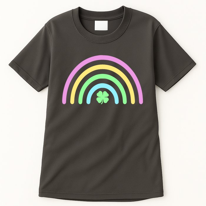 Colorful Shamrock Rainbow Tall T-Shirt