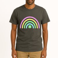 Colorful Shamrock Rainbow Tall T-Shirt