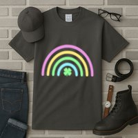 Colorful Shamrock Rainbow Tall T-Shirt