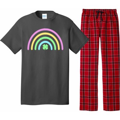 Colorful Shamrock Rainbow Pajama Set