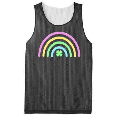 Colorful Shamrock Rainbow Mesh Reversible Basketball Jersey Tank