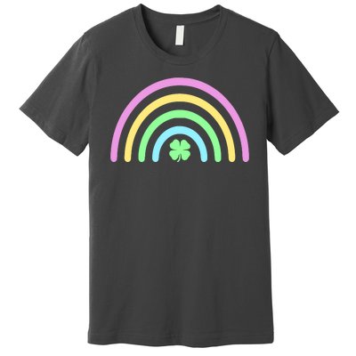 Colorful Shamrock Rainbow Premium T-Shirt