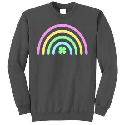 Colorful Shamrock Rainbow Tall Sweatshirt