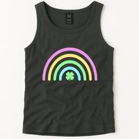 Colorful Shamrock Rainbow Tank Top