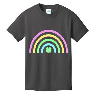Colorful Shamrock Rainbow Kids T-Shirt