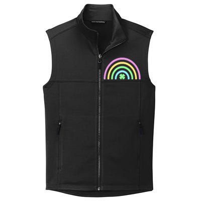 Colorful Shamrock Rainbow Collective Smooth Fleece Vest