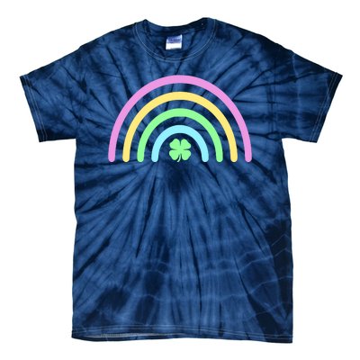 Colorful Shamrock Rainbow Tie-Dye T-Shirt