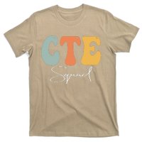 CTE Squad Retro Groovy Vintage Happy First Day Of School T-Shirt