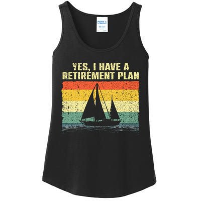 Cool Sailing Retirement Plan Boating Sailboat Ladies Essential Tank