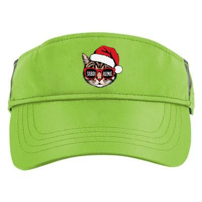 Cat Skibid.I Rizzmas Christmas Rizz Santa Claus Charisma Adult Drive Performance Visor