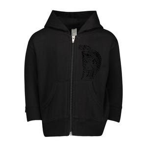 Cobra Snake Reptile Motif Snakes Design Animal Reptiles Toddler Zip Fleece Hoodie