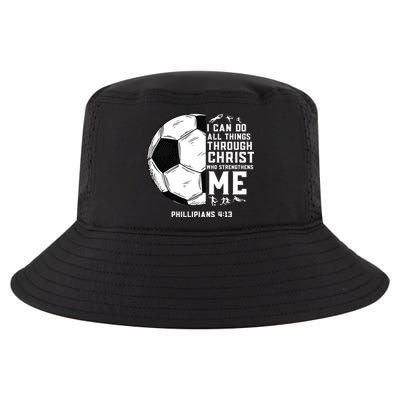 Christian Soccer Religious Gifts Cool Comfort Performance Bucket Hat