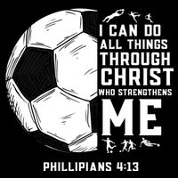 Christian Soccer Religious Gifts Flat Bill Trucker Hat