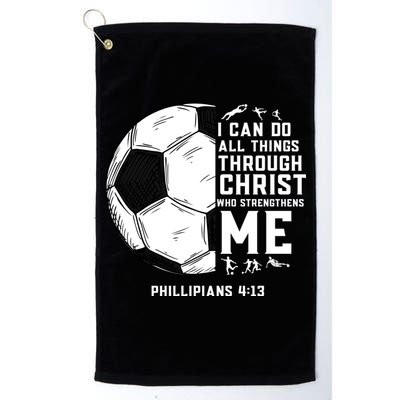 Christian Soccer Religious Gifts Golf Towel