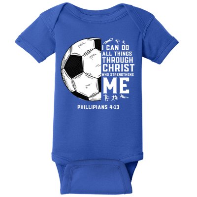 Christian Soccer Religious Gifts Baby Bodysuit