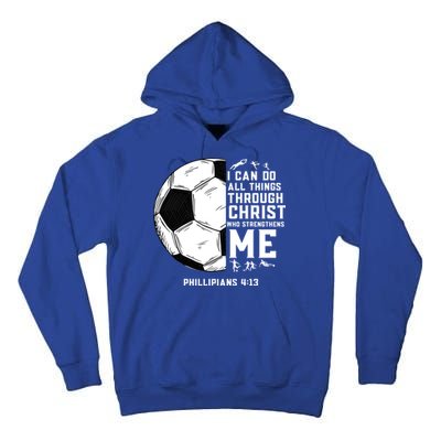 Christian Soccer Religious Gifts Tall Hoodie