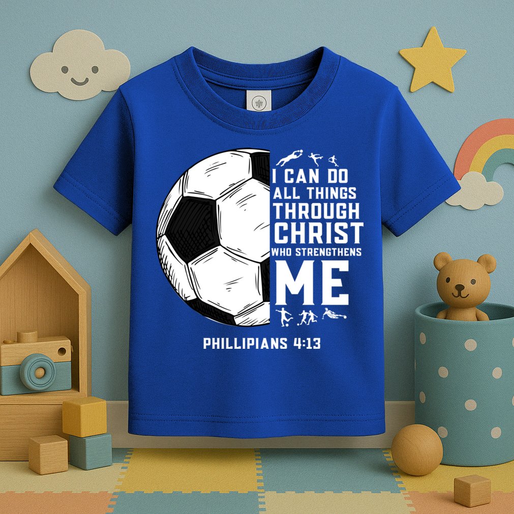 Christian Soccer Religious Gifts Toddler T-Shirt