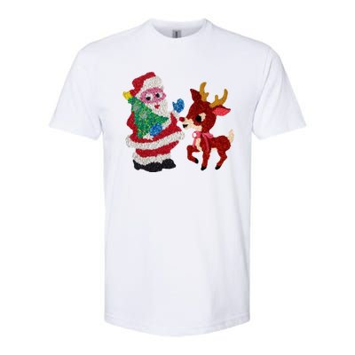 Cute Santa Reindeer Best Friends Christmas Cheer Softstyle CVC T-Shirt