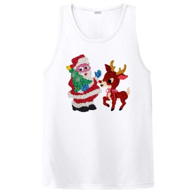 Cute Santa Reindeer Best Friends Christmas Cheer PosiCharge Competitor Tank