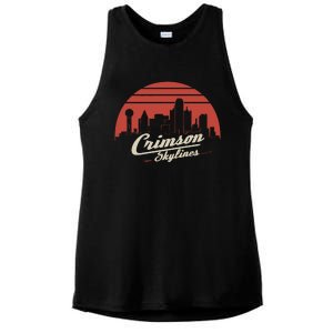 Crimson Skylines Rock Band Ladies PosiCharge Tri-Blend Wicking Tank