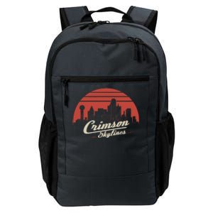 Crimson Skylines Rock Band Daily Commute Backpack