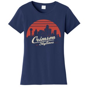 Crimson Skylines Rock Band Women's T-Shirt