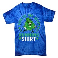 Cute Shamrock Running St Patricks Day Lucky Running Team Gift Tie-Dye T-Shirt