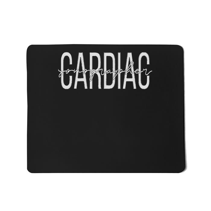 Cardiac Sonographer Radiology Tech X Ray Tech Mammo Tech Mousepad