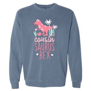 Cousin Saurus Rex Dinosaur Garment-Dyed Sweatshirt