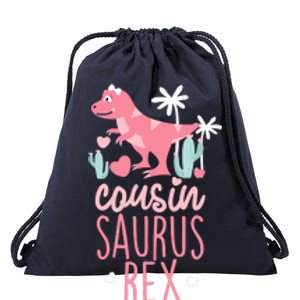 Cousin Saurus Rex Dinosaur Drawstring Bag