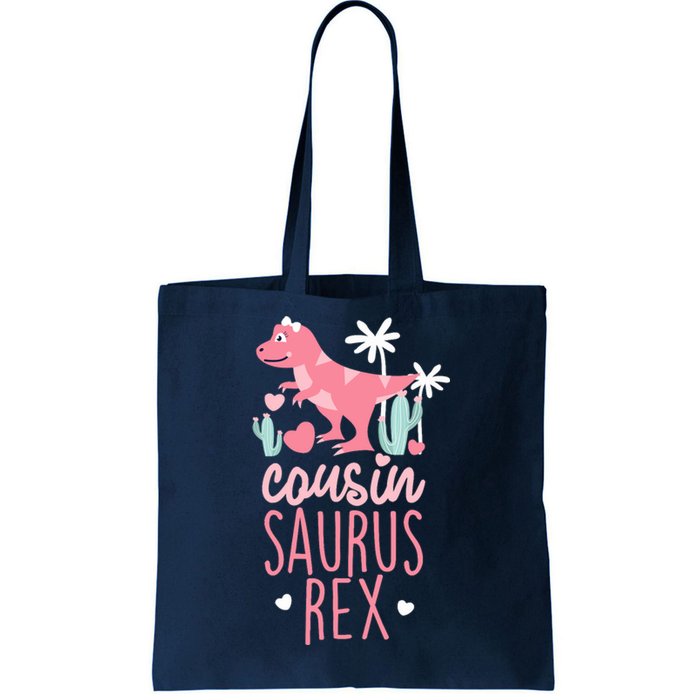 Cousin Saurus Rex Dinosaur Tote Bag