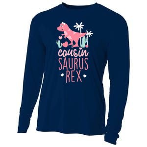 Cousin Saurus Rex Dinosaur Cooling Performance Long Sleeve Crew