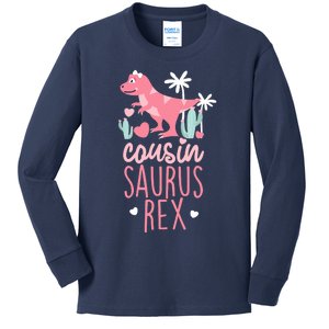 Cousin Saurus Rex Dinosaur Kids Long Sleeve Shirt