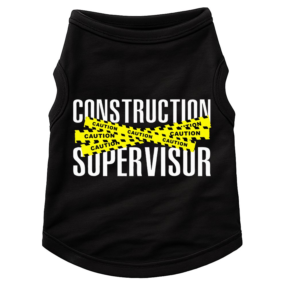 Construction Supervisor Road Worker Construction Worker Road Doggie Tank