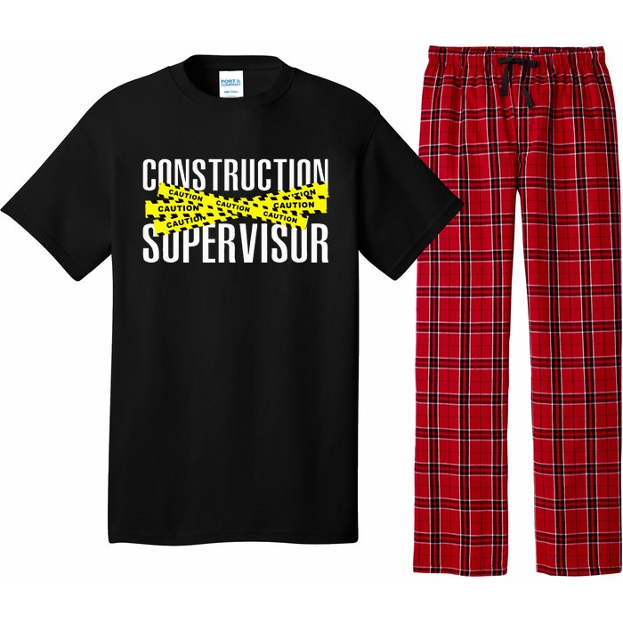 Construction Supervisor Road Worker Construction Worker Road Pajama Set