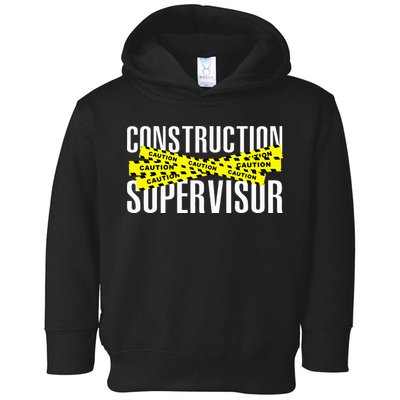 Construction Supervisor Road Worker Construction Worker Road Toddler Hoodie