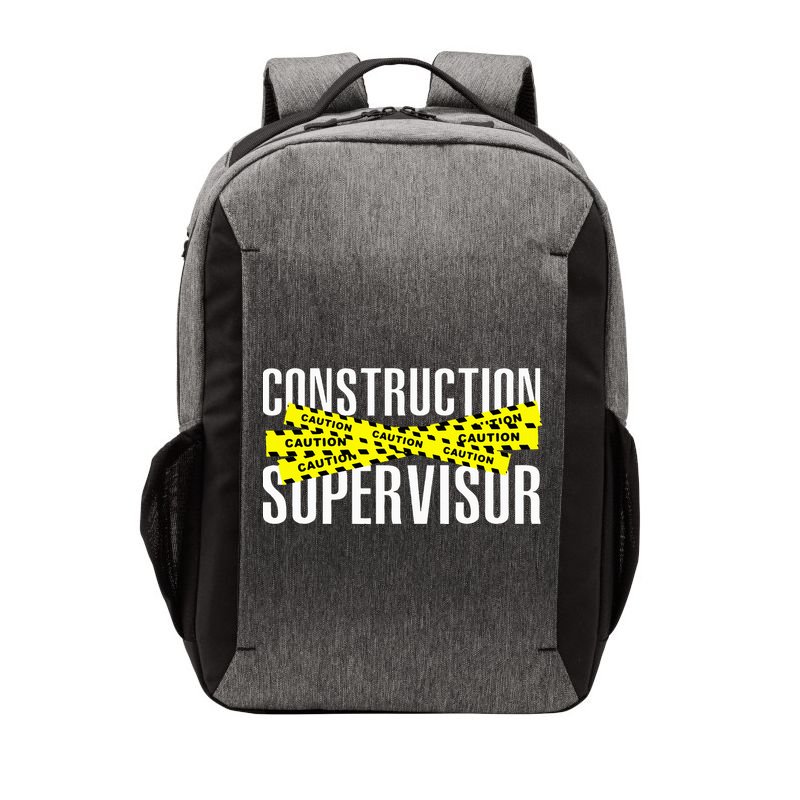 Construction Supervisor Road Worker Construction Worker Road Vector Backpack